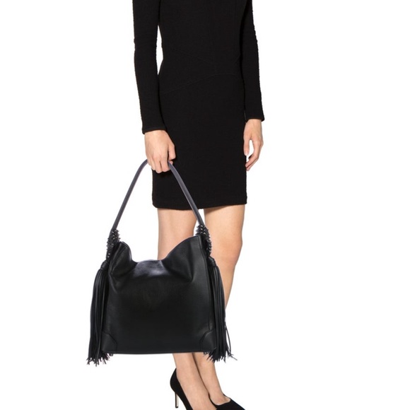 Christian Louboutin Eloise fringe leather hobo - Picture 5 of 5